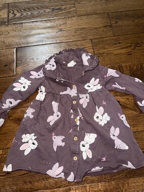 H&M Purple Bunny Dress Size 2T